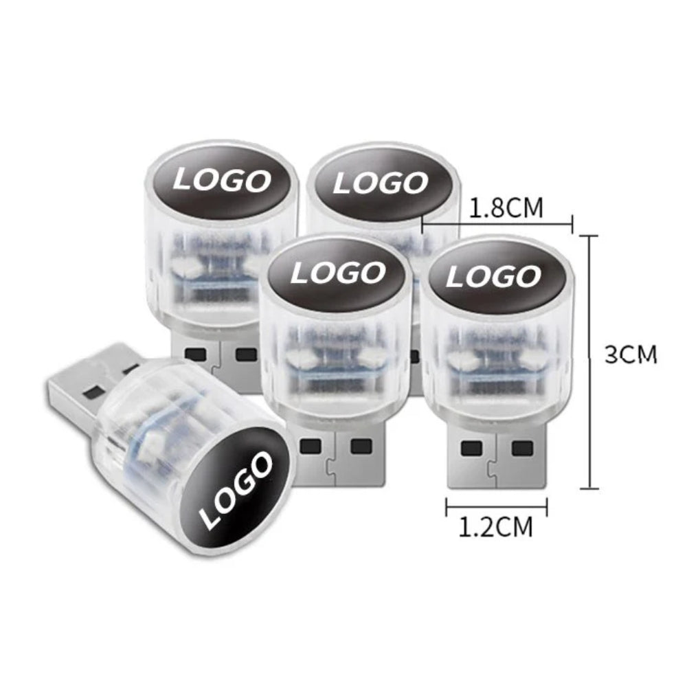 Mini-lampe LED USB décorative pour l'intérieur des voitures