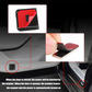 Projecteur LED pour portières de voiture, installation facile (lot de 2)